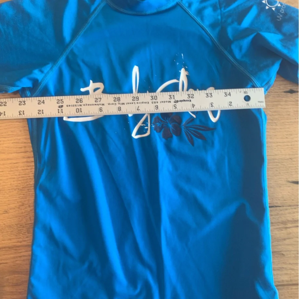 Body Glove Rashguard Short Sleeve Blue Kids‎ 8 Preloved